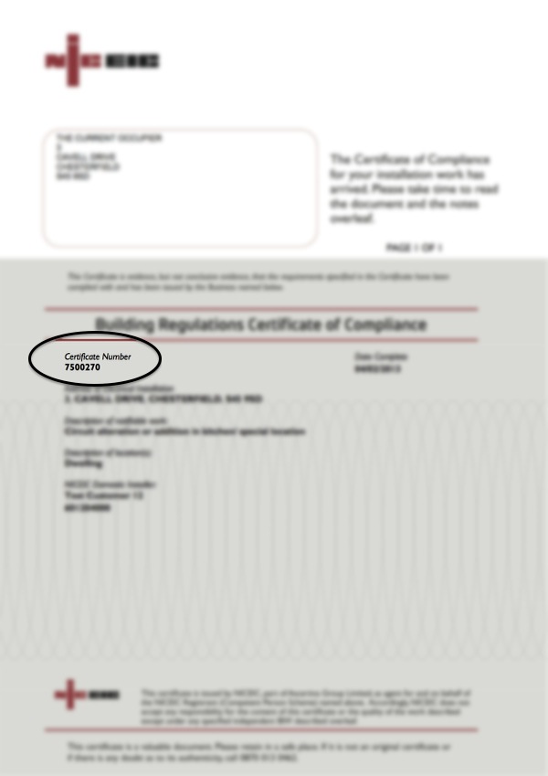 Certificate Sample